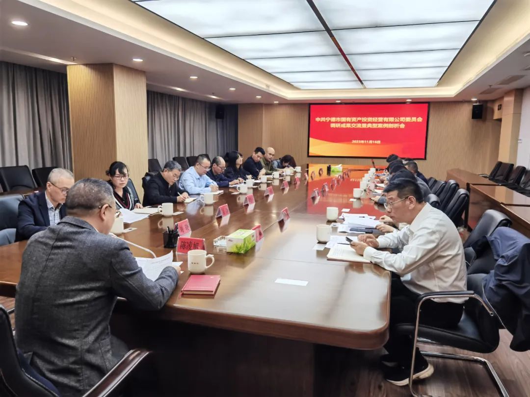 主題教育丨寧德市國(guó)投公司召開主題教育調(diào)研成果交流暨典型案例剖析會(huì)