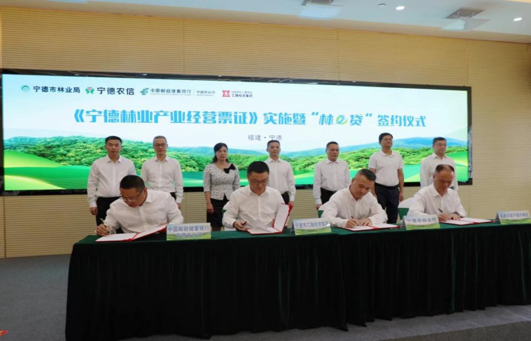 寧德林業(yè)產(chǎn)業(yè)經(jīng)營(yíng)票證暨“林e貸”簽約啟動(dòng)儀式成功舉行